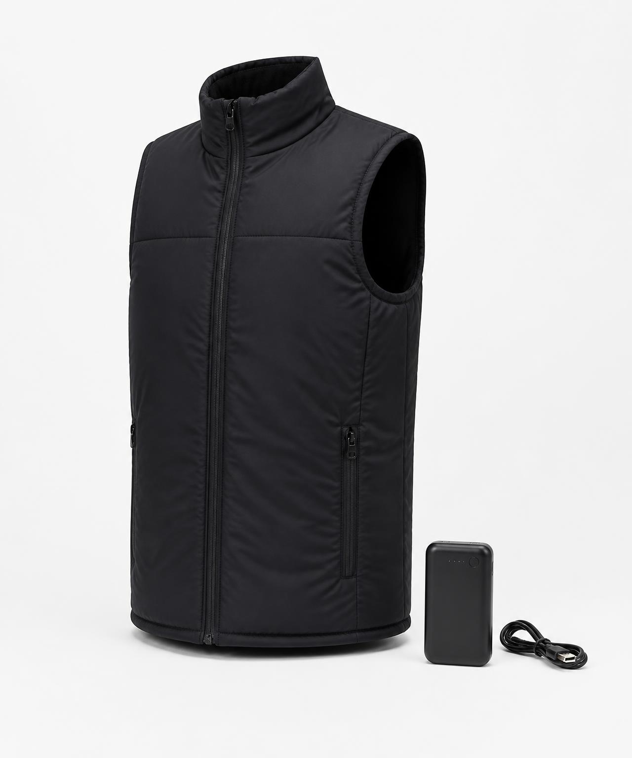 Black DUNWICK heated vest with battery